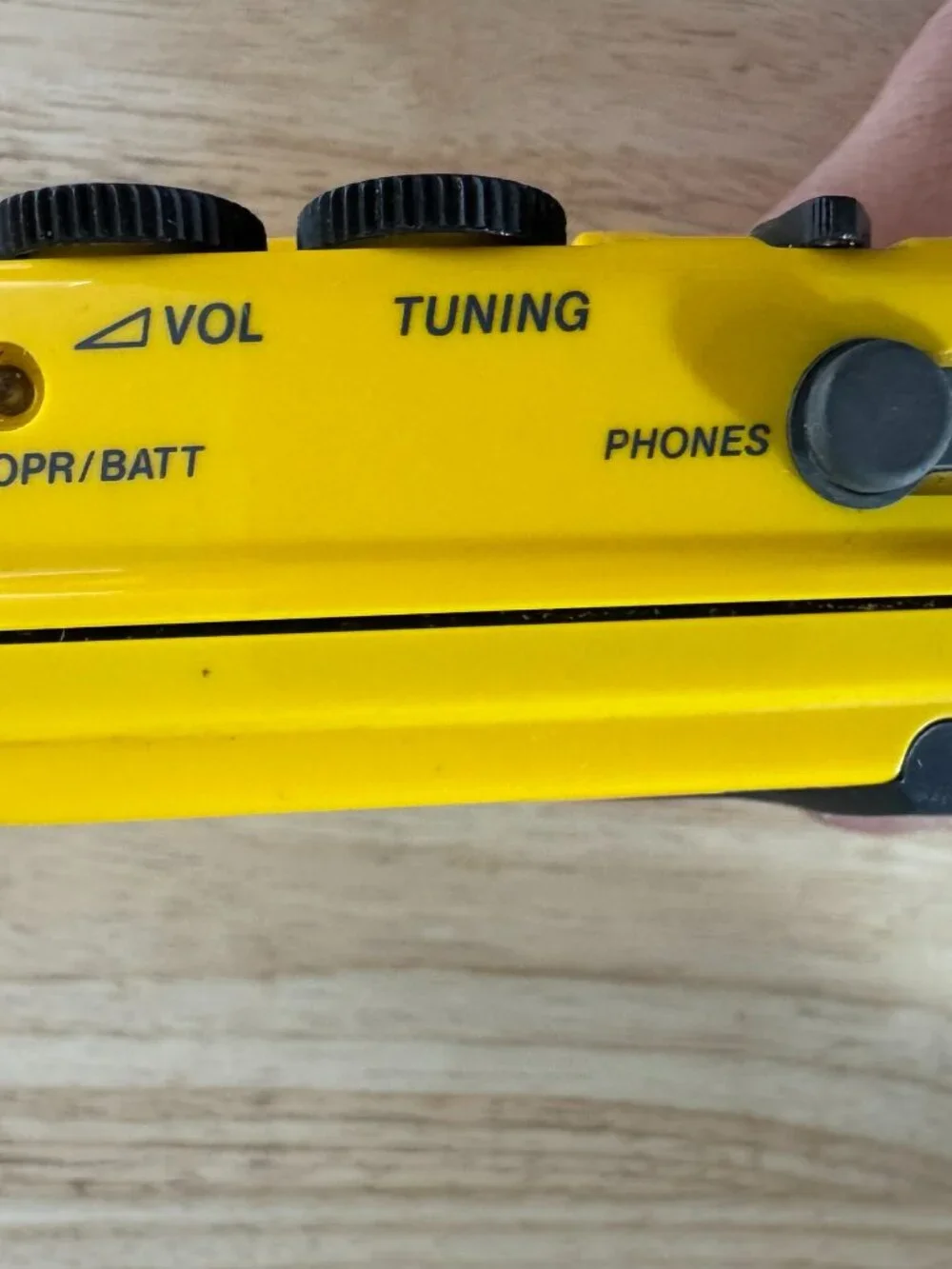 Sony Walkman WM-AF59 FM/AM Sports Radio Cassette Player Yellow MC-292